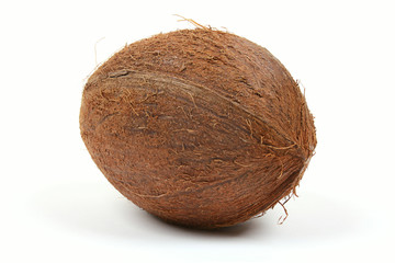 Coconut isolated on white background