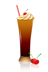 ice cream glass