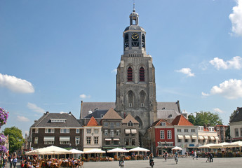 Fototapeta na wymiar central square, Bergen op Zoom