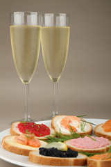 apéritif et champagne