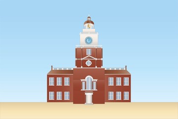 independence hall in Philadelphia