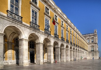 Fototapeta na wymiar Praça do Comércio, Lisboa, Portugal