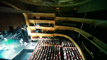 On stage operetta at  Operetta Theater