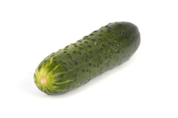 Cucumber isolated on white cucumber.