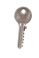 key on the white background