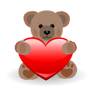 Teddy Bär mit Herz