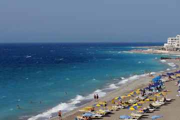 Obraz premium Rhodes beach