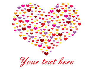 heart made of many hearts