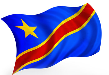 Zaire (Congo) 3d flag