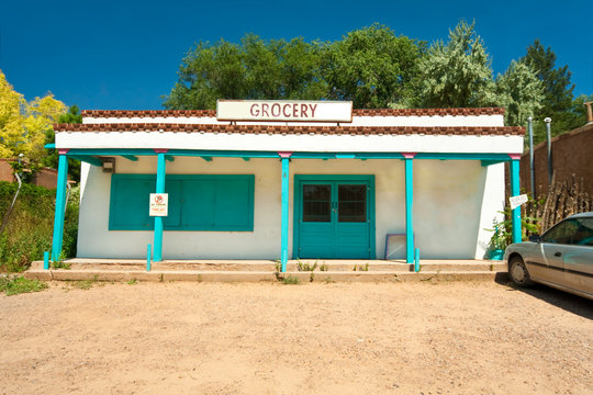 Grocery Store Turquoise Santa Fe New Mexico South Western Style