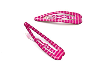 Lovely hairpin isolated on white background