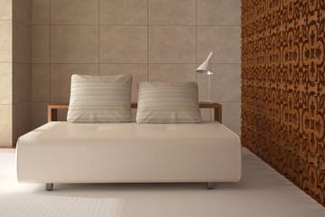 Bedroom in a contemporary style