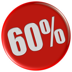 Button rot rund 60%