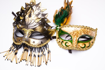 Two carnival mask © Remistudio