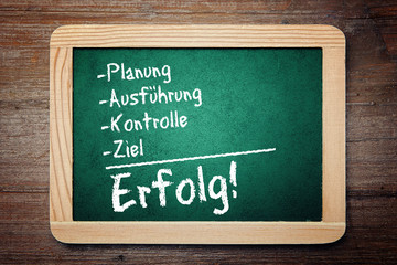 Fototapeta premium Erfolg