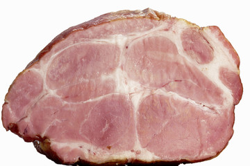 ham isolated over white