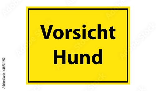 "Warnschild Vorsicht Hund" Stockfotos und lizenzfreie Bilder auf