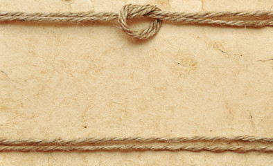 old paper with rope border