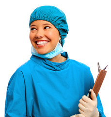 Medical doctor isolated in studio