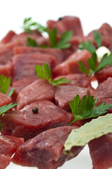 raw meat