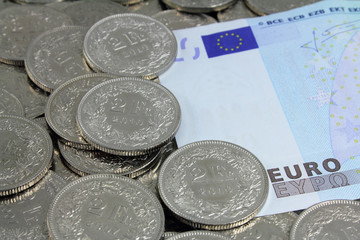 euro mit schweizerfranken