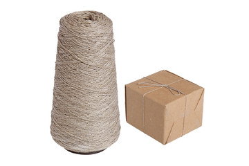 Packing box and thread