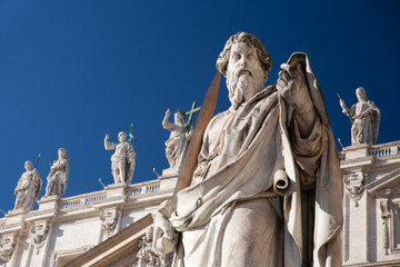 Statue in Vatican - obrazy, fototapety, plakaty
