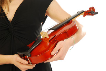 A musician with his violin 030