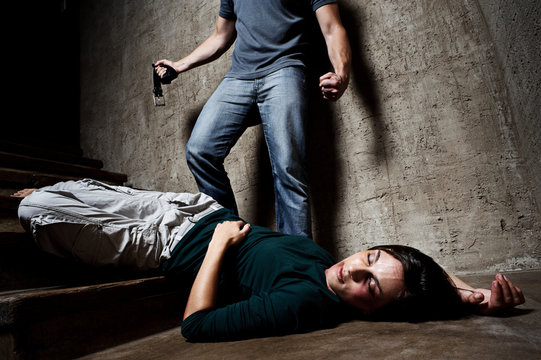 Violence against woman, domestic abuse concept