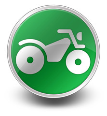 Green Glossy Icon 