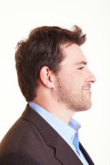 Manager von der Seite