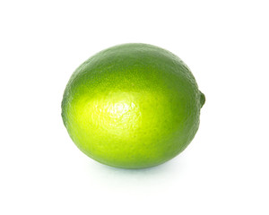 lime isolated on white