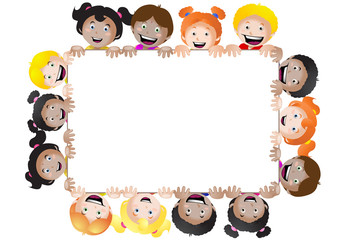 multinational childrens banner