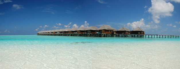 Fototapeta na wymiar Meeru Island, North Malè Atoll
