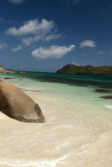 Fototapeta premium Anse Takamaka, Praslin Island