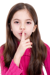 Fototapeta premium silence is a secret-silenzio e' segreto