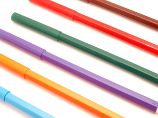 Color felt-tip pens