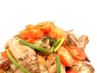 Chicken and tomatoes