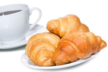 croissants and coffee