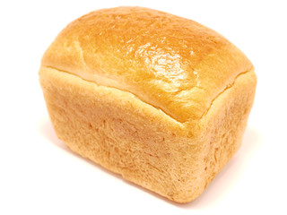 Bread on a white background