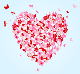 Flower heart