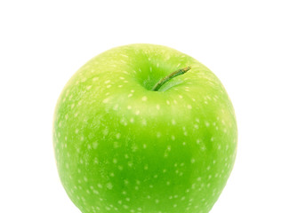 green apple isolated on white