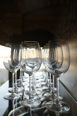 Wineglasses shelve