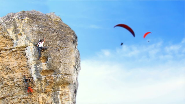 Climbers and Parachutes