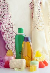 cosmetics for body care and hygiene