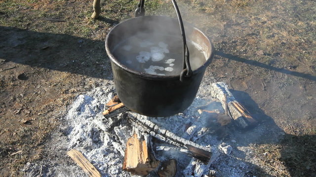 Pot Over Fire