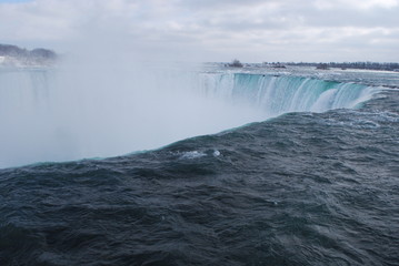 Fototapeta na wymiar Niagara Falls, winter, Kanada, Canada