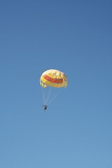 Parasailer Against Blue Sky