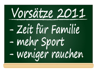 Vorsätze 2011