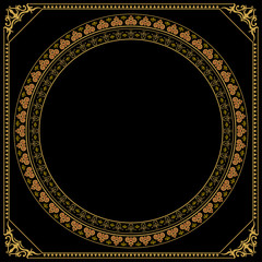 background with ornament and frame